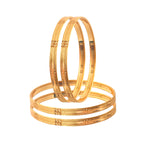 Load image into Gallery viewer, Set Of 4 Gold Plated Cutwork Bangles