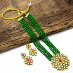 Load image into Gallery viewer, Green Gold Plated Handmade Jewelry Set For Women
