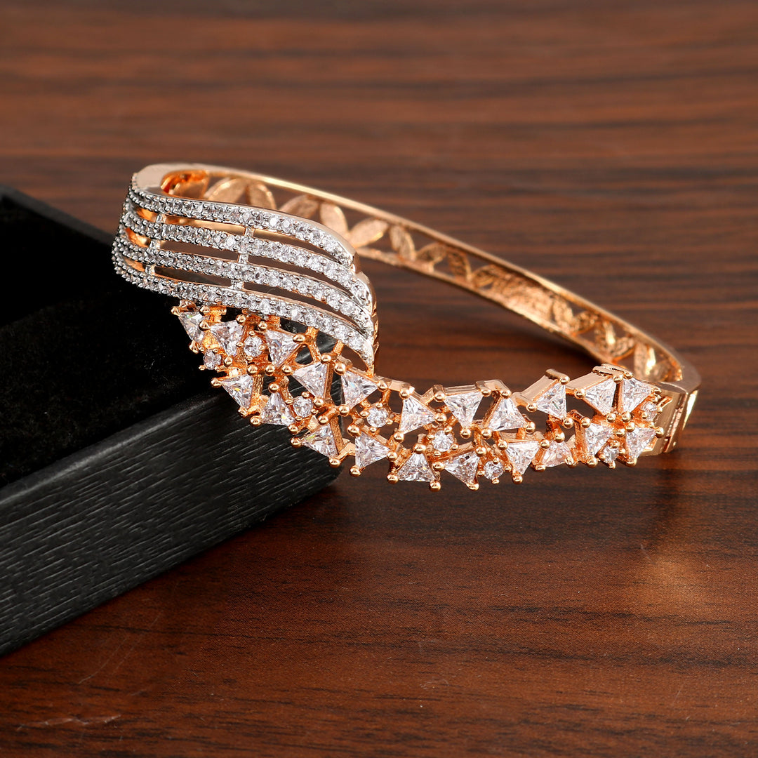 Rose Gold Plated Bracelet For Women & Girl