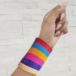 Load image into Gallery viewer, Multicolor Glossy Metal Glaze Golden Glitters Bangle Set For Women (144 Piece)
