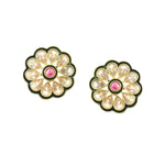 Load image into Gallery viewer, Gold-Plated Kundan Studded &amp; Pearl Beaded Jewellery Set
